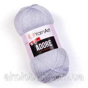 Турецкая пряжа для вязания YarnArt Adore (Адор) 363 серый 1820203281 фото