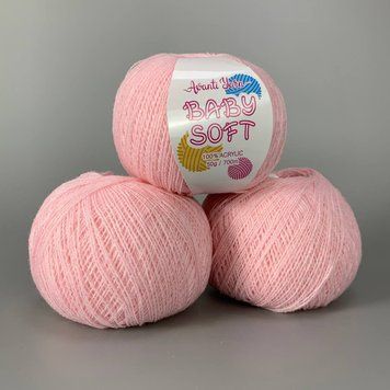 Світло-рожевий (015). Пряжа Avanti Yarn Baby Soft 700 м / 50 г . Склад: 100% акрил 1154887777 фото