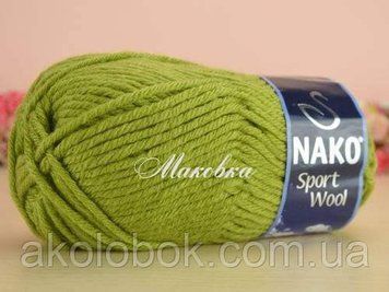 Турецька пряжа для в'язання Nako sport wool (спорт вул) товста пряжа 10316 2315481757 фото