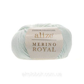 Турецкая пряжа для вязания Alize Merino Royal (мерино рояль) 100% австралийская шерсть- 522 мята 662541323 фото