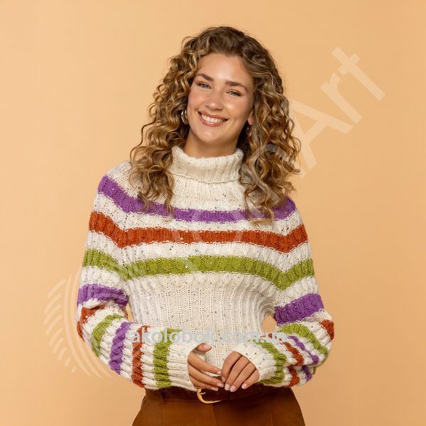Турецька пряжа для в'язання Пряжа Alpaca Gold Paillettes (альпака голд паетки) 9306 рожевий 2494290833 фото