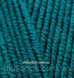 Турецкая пряжа для вязания Alize SUPERLANA MAXİ (Суперлана макси) толстая пряжа 212 петрольный 555083832 фото