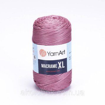 Турецька пряжа для в'язання ЯрнАрт Macrame XL( макраме xl) 141 суха троянда 1810655404 фото