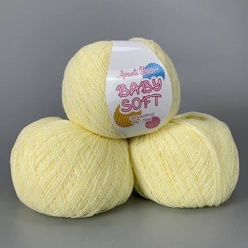 Светло-желтый (007).Пряжа Avanti Yarn Baby Soft 700 м / 50 г . Склад: 100% акрил 99464887777 фото
