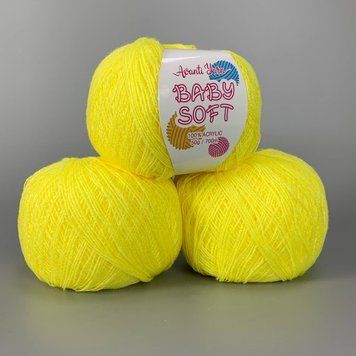 Желтый (009).Пряжа Avanti Yarn Baby Soft 700 м / 50 г . Склад: 100% акрил 976464887777 фото