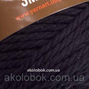 Турецька пряжа YarnArt MACRAME ROPE 3 mm ( Макраме Роп 3 мм) 750 чорний 2114344248 фото