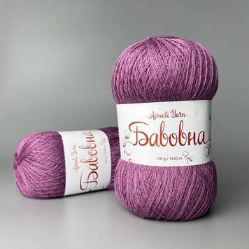 Суха роза (1320),Пряжа Бавовна- 50% бавовна, 50% акрил,1650 м / 100 г 535689758 фото