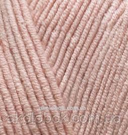 Турецька пряжа для в'язання Alize COTTON GOLD (Котон Голд) полухлопок 161 пудра 556176235 фото