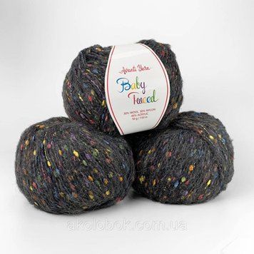 Пряжа Avanti Yarn BABY TWEED Бейби Твид (полушерстяная с твидовой текстурой) 50гр/150м, упак.250гр - 09 2575230801 фото
