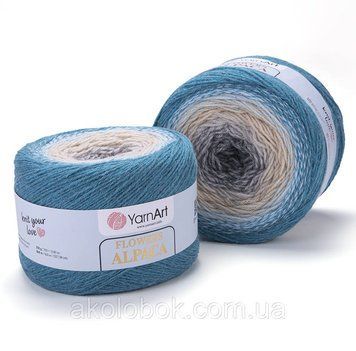 Турецька пряжа для в'язання YarnArt Flowers Alpaca ( фловерс альпаку) 417 1703713935 фото