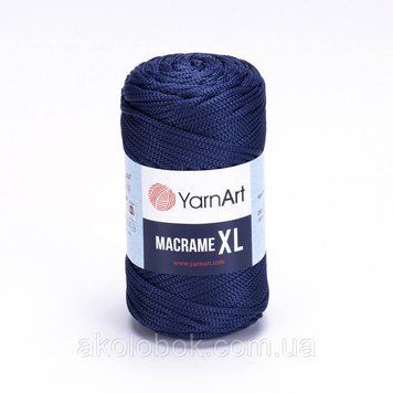 Турецька пряжа для в'язання ЯрнАрт Macrame XL( макраме xl) 162 синій 1810661254 фото