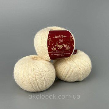 Пряжа ангора 50% Ангора, 50% Нейлон, 350м/50гр Китай AVANTI YARN - F08 пшениця 2532033925 фото