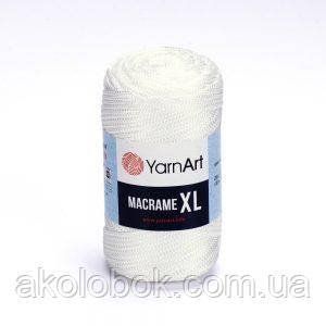 Турецька пряжа для в'язання ЯрнАрт Macrame XL 154 білий 1478944850 фото