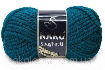 Турецька пряжа для в'язання Nako Spaghetti (Спагеті)-2273 темна бірюза 598338243 фото