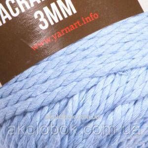 Турецька пряжа YarnArt MACRAME ROPE 3 mm ( Макраме Роп 3 мм) 760 голубий 2114357397 фото