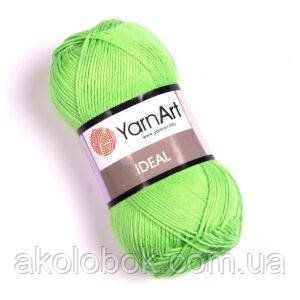 Турецька пряжа для в'язання YarnArt ideal ( ідеал) 100% бавовна -226 салатовий 925267495 фото