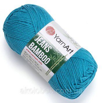 ТУРЕЦКАЯ пряжа для вязания Yarnart Jeans Bamboo(Джинс бамбук) 140 1775922068 фото
