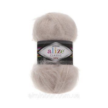 Турецкая пряжа для вязания MOHAIR CLASSIC (Мохер классик ) - 67 молочно-бежевый 642849392 фото