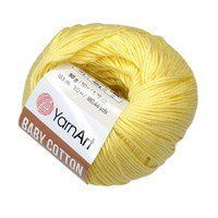 Турецька пряжа для в'язання YarnArt Cotton Baby (бебі котон) 431 світло-жовтий 1384206591 фото
