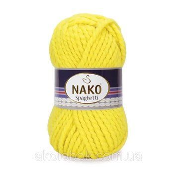 Турецька пряжа для в'язання Nako Spaghetti (Спагеті) &mdash; 10633 сонце 1707399337 фото