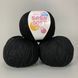 Черный (001)  Пряжа Avanti Yarn Baby Soft  700 м / 50 г . Склад: 100% акрил 777777 фото 1
