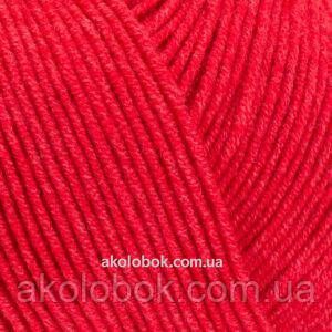 Турецька пряжа для в'язання YarnArt Jeans (Джинс) полухлопок 26 червоний 1479213849 фото
