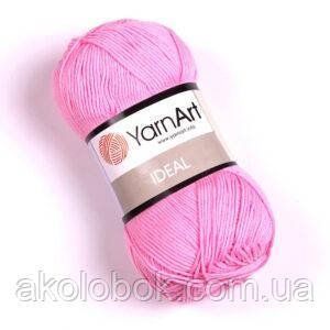 Турецька пряжа для в'язання YarnArt ideal ( ідеал) 100% бавовна -230 рожевий 925268237 фото