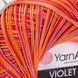 Турецька пряжа для в'язання YarnArt Violet Melange (віолет меланж)100% мерсеризує бавовна - 507 1159448559 фото 2