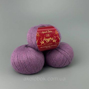 Пряжа ангора 50% Ангора, 50% Нейлон, 350м/50гр Китай AVANTI YARN - F25 суха роза 2532086375 фото
