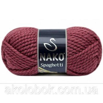Турецька пряжа для в'язання Nako Spaghetti (Спагетті)- 327 пильна троянда 598346844 фото