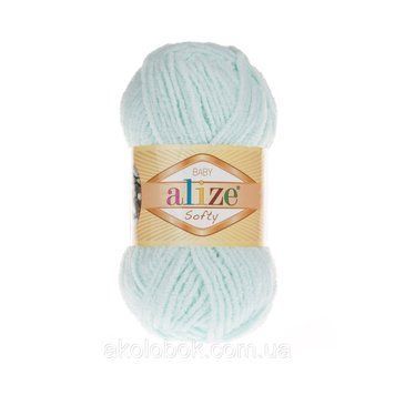 Пряжа для ручного вязания Alize SOFTY (Ализе софти) 15 водяная зелень 753155399 фото