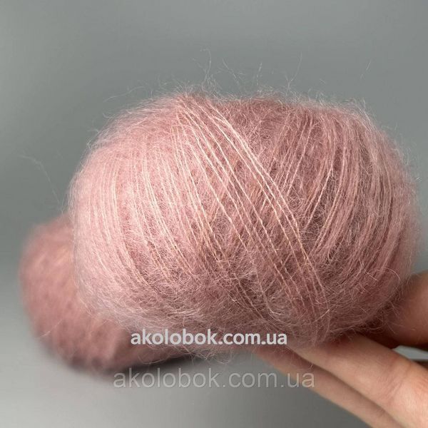 Итальянская пряжа для вязания Kid Silk от Avanti Yarn (Кид Мохер с шелком) - 67 пудра 2522544434 фото