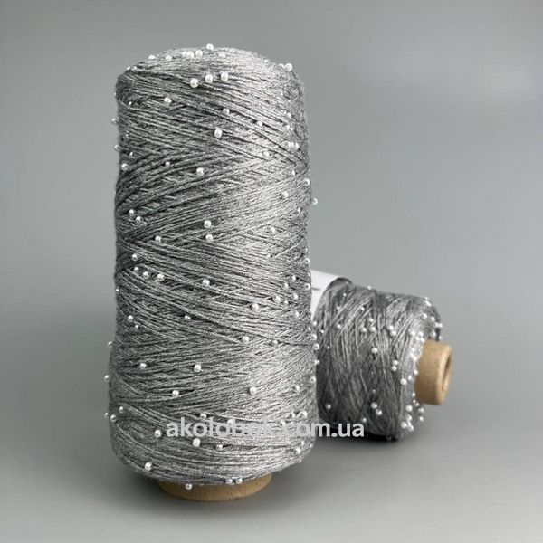 Сірий (906) Avanti Yarn "Бусинка на бавовні" 876543688 фото