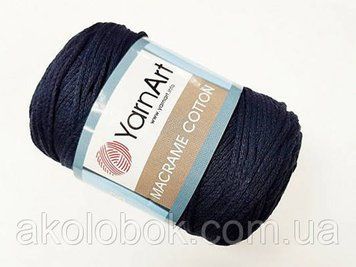 YarnArt macrame cotton (макраме котон)- 782 темно-синий 900977043 фото