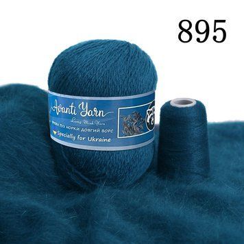 895 номер.Пряжа для в'язання Пух Норки AVANTI YARN 95% Пух Норки, 5% поліамід. 10шт * 50гр - 350м 48340366 фото