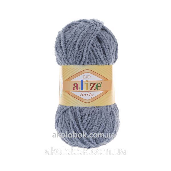 Пряжа для ручного вязания Alize SOFTY (Ализе софти) 119 серое небо 546000985 фото