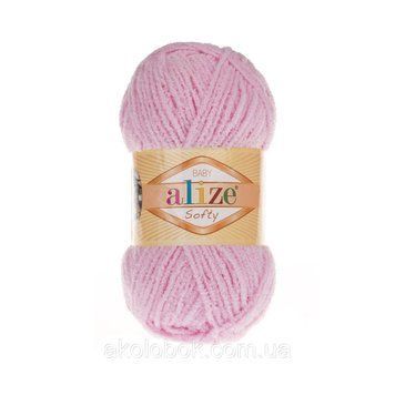 Пряжа для ручного вязания Alize SOFTY (Ализе софти) 185 детский розовый 753157492 фото