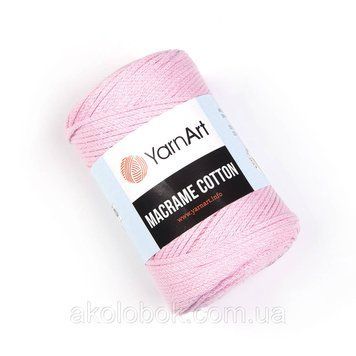 YarnArt macrame cotton (макраме котон)- 762 бузок рожева 1170786788 фото