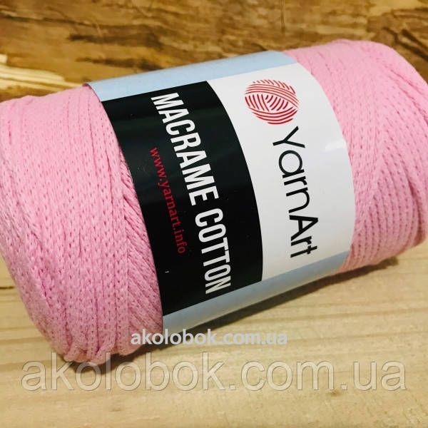 YarnArt macrame cotton (макраме котон)- 762 бузок рожева 1170786788 фото