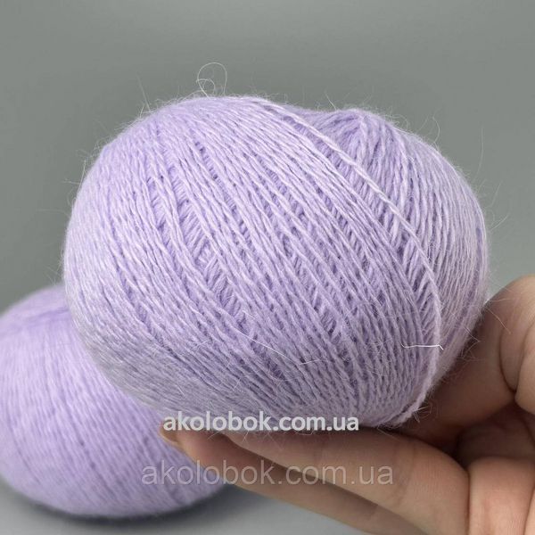 Пряжа ангора 50% Ангора, 50% Нейлон, 350м/50гр Китай AVANTI YARN - F31 бледно-лавандовый 2532496916 фото