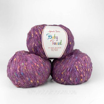 Пряжа Avanti Yarn BABY TWEED Бейби Твид (полушерстяная с твидовой текстурой) 50гр/150м, упак.250гр - 40 2575254090 фото