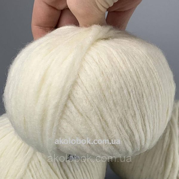 Итальянская пряжа Меринос с Альпакой Rainbow AVANTI YARN- 101 крем 2526802313 фото