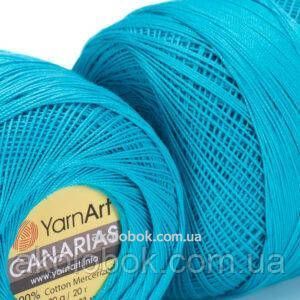 Турецька пряжа для в'язання YarnArt Canarias (канариус) тонкий ірис - 008 бірюза 586692422 фото
