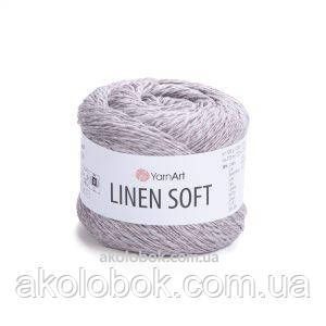 Турецька пряжа для в'язання YarnArt Linen Soft (лінен софт) 7307 2217825329 фото