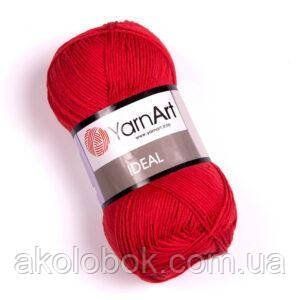Турецька пряжа для в'язання YarnArt ideal ( ідеал) 100% бавовна -237 червоний 925270028 фото