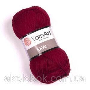 Турецька пряжа для в'язання YarnArt ideal ( ідеал) 100% бавовна -238 бордо 925270832 фото