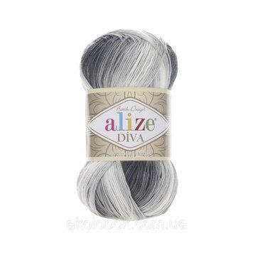 Пряжа для в'язання Alize DIVA BATIK (Діва Батік) секційного фарбування 1900 712056367 фото