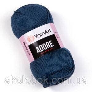 Турецька пряжа для в'язання YarnArt Adore (Адор) 348 чорниця 1820181861 фото
