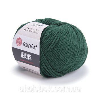 Турецкая пряжа для вязания YarnArt Jeans (Джинс) полухлопок 92 2089202816 фото
