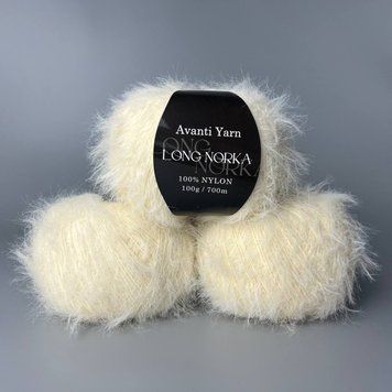 Ванільний (03 номер).Пряжа Avanti Yarn Long Norka (Лонг Норка) 700 м / 100 г 5432432743 фото